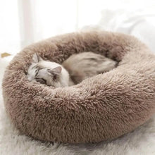이미지를 갤러리 뷰어에 로드 , Cat bed in brown color