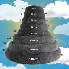이미지를 갤러리 뷰어에 로드 , MrFluffyFriend 유러피안 프리미엄 도넛형 강아지 진정 침대 – 세탁 가능